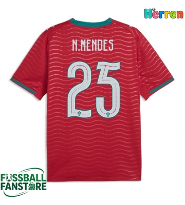 Portugal Nuno Mendes #25 Replik Heimtrikot WM 2026 Kurzarm